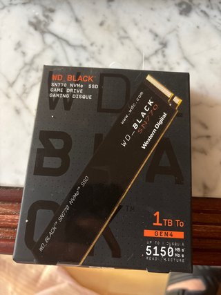 WD_BLACK SN770 SSD 1TB Gen4 NVMe