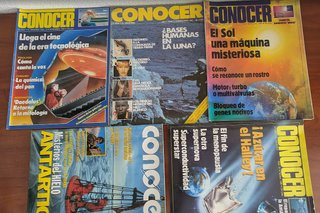 Lote 5 revistas "Conocer"