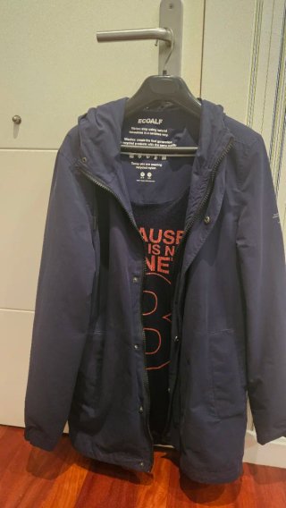 Parka azul Ecoalf S