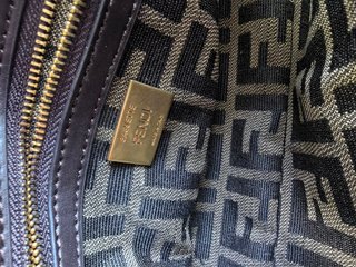 Bolso Fendi Baguette Mediano Marrón Dorado