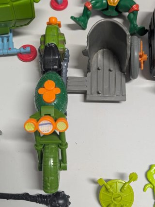 Lote Figuras y Vehículos Tortugas Ninja