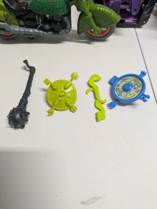 Lote Figuras y Vehículos Tortugas Ninja
