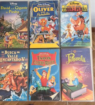 Lote 40 VHS Disney y Dreamworks