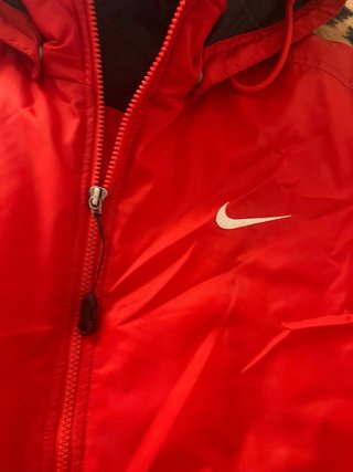Abrigo Chaqueta Nike Vintage 90s Rojo