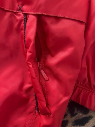 Abrigo Chaqueta Nike Vintage 90s Rojo