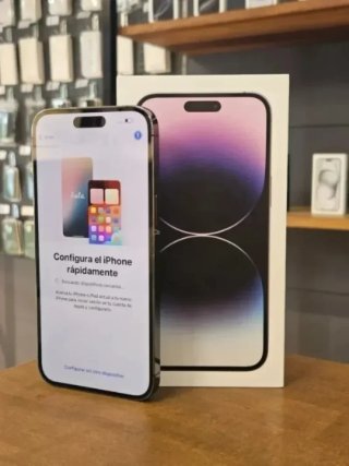IPHONE 14 PRO MAX 128GB MORADO BATE. 100%