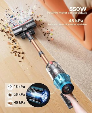 Aspiradora sin cable Laresar Ultra 7 45.000Pa/550W