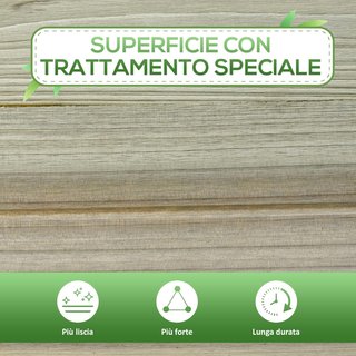 Letto da Orto Elevato in Legno con Mensola Inferiore, Giardino per Piante da Esterno e Balcone, 91X51X76Cm