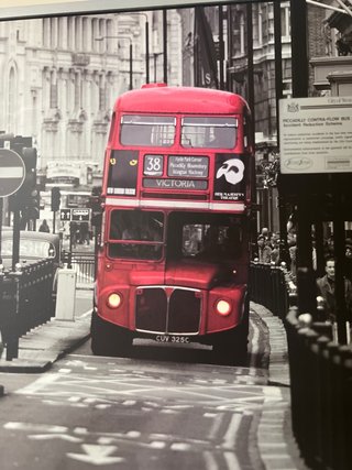 Cuadro autobús rojo Londres Ikea