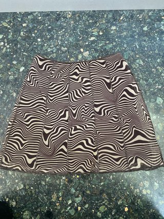 Falda mini estampada
