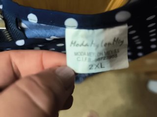 Mono corto lunares azul marino talla XXL