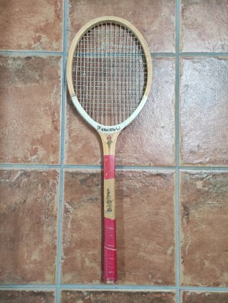 Raqueta Tenis Madera Vintage