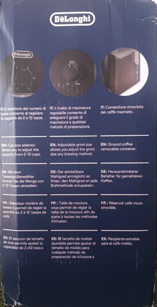Molinillo de café DeLonghi