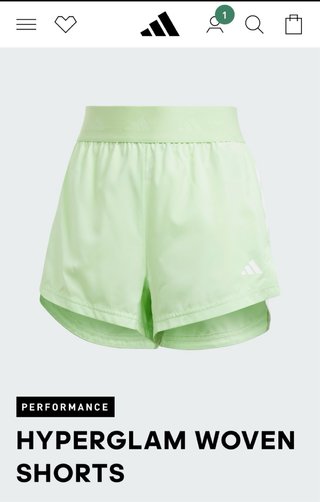 Pantalón mujer corto Adidas verde