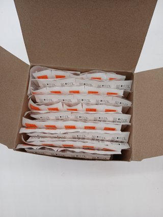 Kruuse Agujas Desechables 0,5 X 16 Mm, 25gx5/8", Naranja, Caja 100 Uds