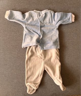Conjunto de pijama se bebé de 3 meses