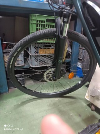 Bicicleta Eléctrica Verde