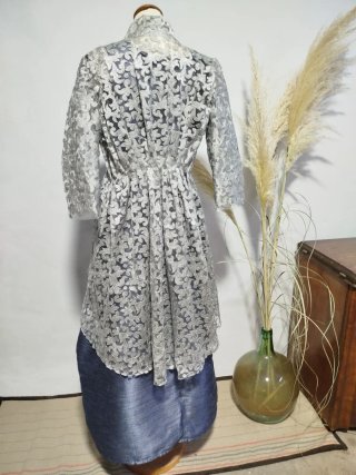 Conjunto Medieval/Cosplay Azul y Plateado