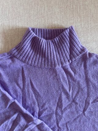 Maglioncino collo alto Gaudi viola taglia S