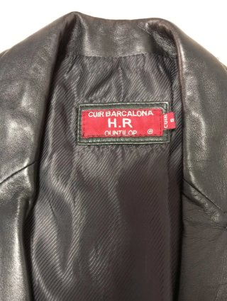 Americana piel negra Talla S