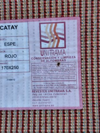 Tappeto Katay Rosso per Camera da Letto 1,70x2,50