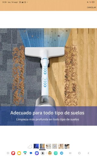 Aspiradora Escoba Blanca nueva a estrenar