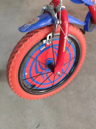 Bicicleta Spiderman niño