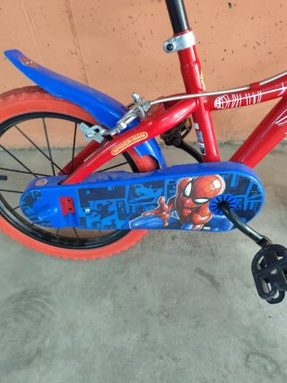 Bicicleta Spiderman niño