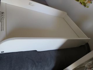 Cambiador de bebé blanco