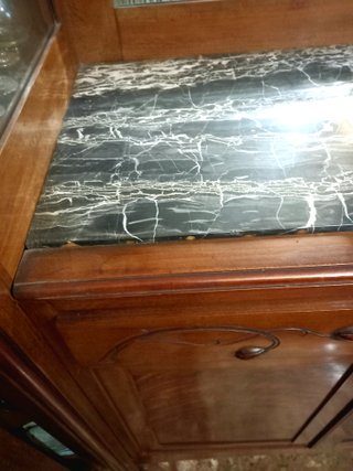 Credenza Liberty Antica primi '900 con specchio