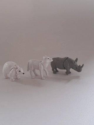 Pack 10 figuras animales Huevo Kinder
