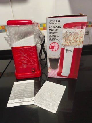 Máquina Palomitas JOCCA 1200W Roja