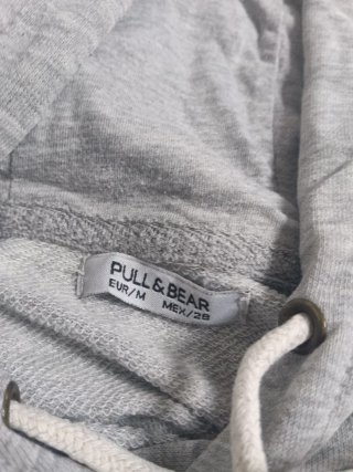 Sudadera gris con capucha unisex