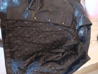 Chaqueta de piel italiana Reportage