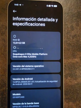 Poco F8 Pro 256GB Plata Snapdragon 8 Elite