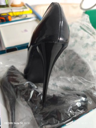 Zapatos de aguja tacón alto 12 cm T40