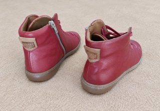 Botines On Foot Piel Rojo Talla 37 Barefoot