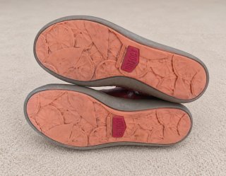 Botines On Foot Piel Rojo Talla 37 Barefoot