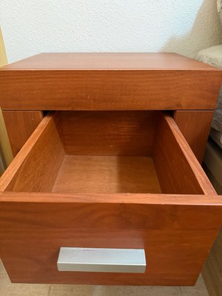 Pareja Mesitas Noche Madera
