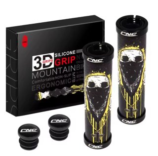 Puños Silicona MTB 3D GRIPS CNC