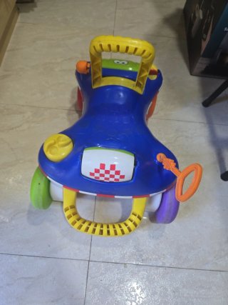 Correpasillos Caminador Playskool Azul y Amarillo