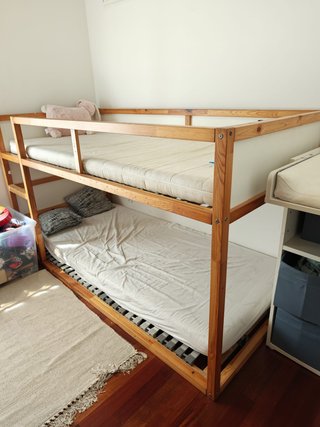 Cama Litera Kura Ikea Madera