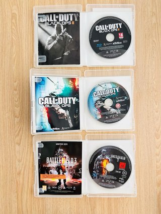 Conjunto 6 jogos PS3