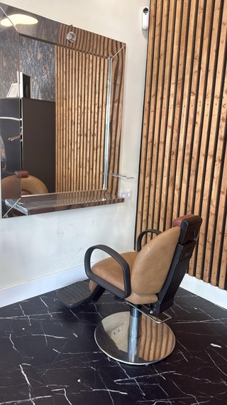 Sillón de peluquería vintage