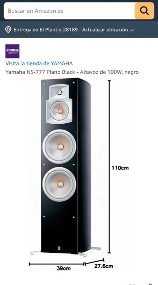 Altavoz Yamaha NS-777 Nuevo