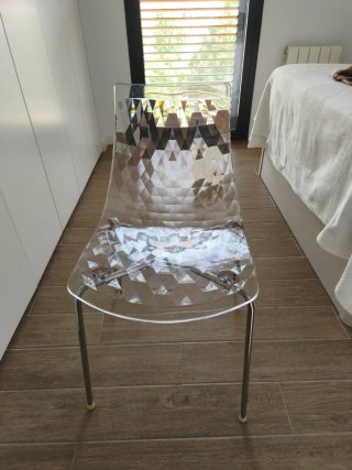4 Sillas de diseño transparentes y cómodas