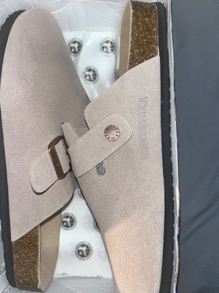 Zuecos Birkenstock Beige Talla 44