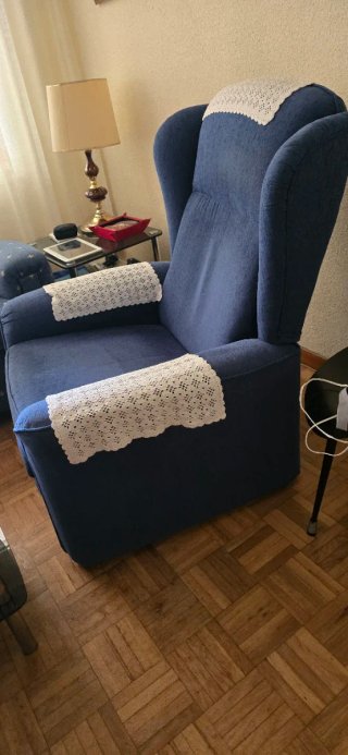 Sillón relax azul