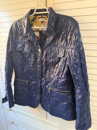 Chaqueta acolchada Punto Roma azul