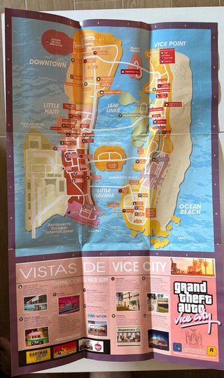 Grand Theft Auto: Vice City – PS2 | Caja + Mapa